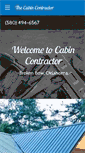 Mobile Screenshot of cabincontractor.com
